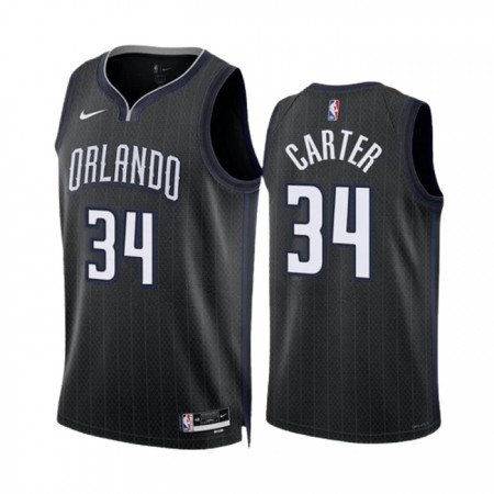 NBA Mænd Trøje Orlando Magic Wendell Carter JR 34 2022-23 Nike City Edition Sort Swingman NBA Mænd Trøje Orlando Magic Wendell Carter JR 34 2022-23 Nike City Edition Sort Swingman